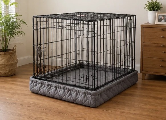 Crate Wrap on a crate in a room